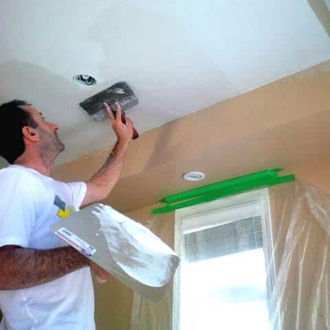 Scraping off stucco