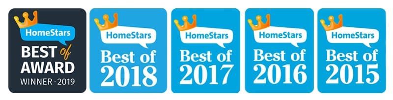 Best of Homestars Yearly Award Winner